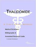 book cover: thalidomide a medical dictionary, bibliography and annotated research guide