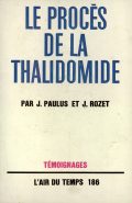 Couverture de livre: Le procès de la thalidomide
